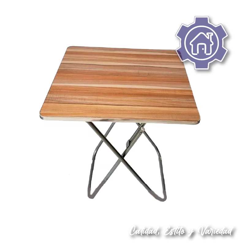 Mesa Plegable Cuadrada 80cm